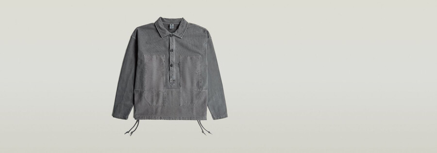 washed fabric mix loose sweater