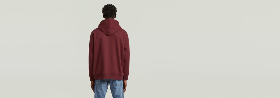 chenille relaxed hoodie sweater