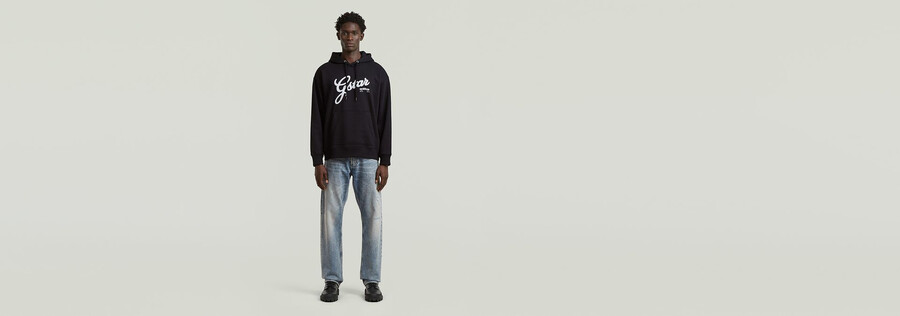 chenille relaxed hoodie sweater