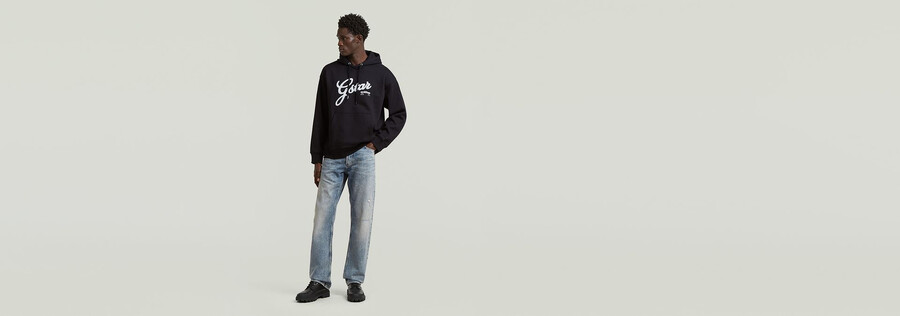 chenille relaxed hoodie sweater