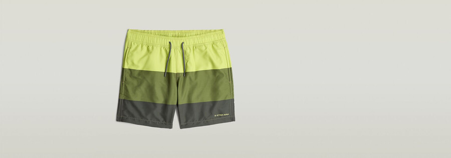 dirik color block swim shorts