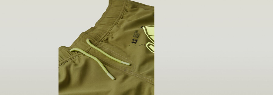 carnic graphic swim shorts