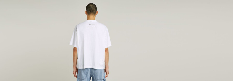 archive print boxy t-shirt