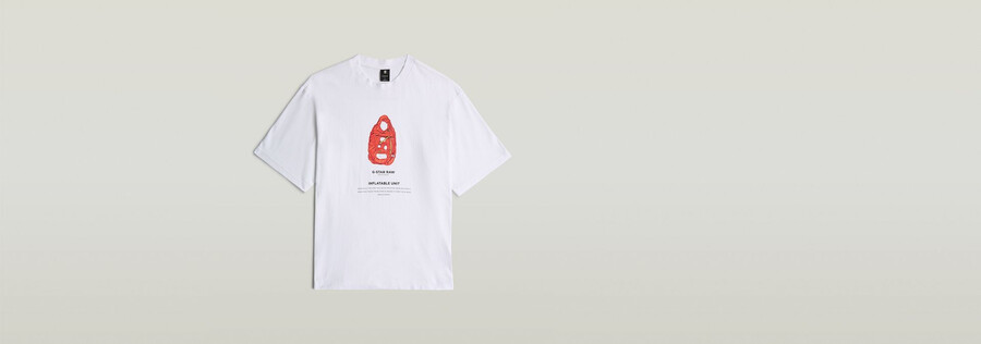 archive print boxy t-shirt