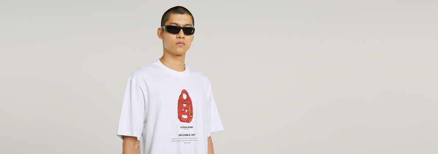 archive print boxy t-shirt
