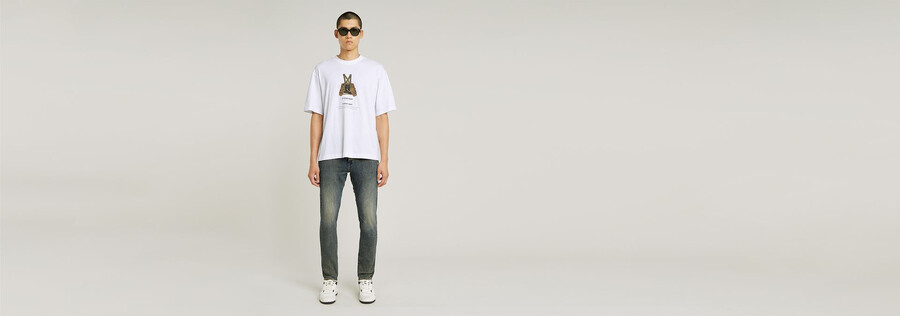 archive print boxy t-shirt