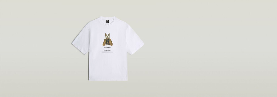 archive print boxy t-shirt