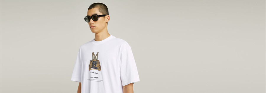 archive print boxy t-shirt