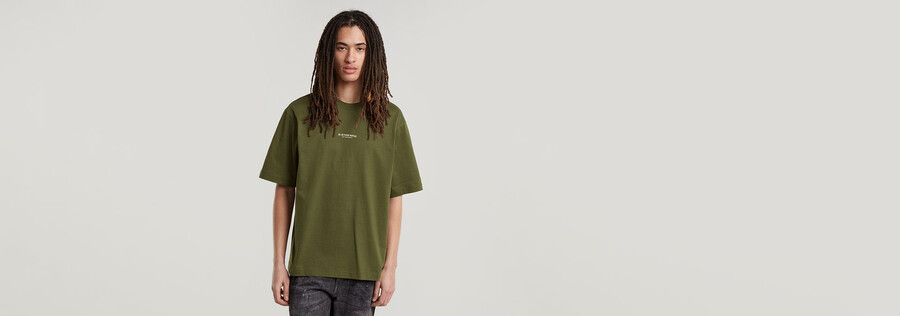 center chest boxy t-shirt