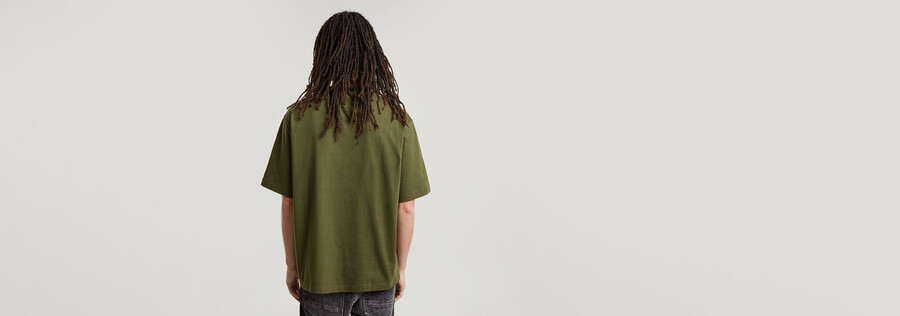 center chest boxy t-shirt