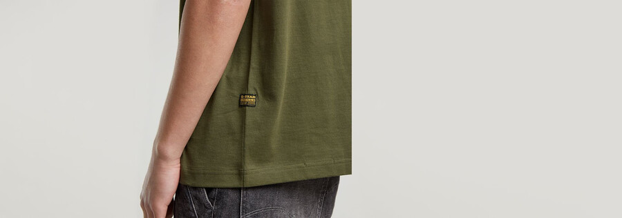center chest boxy t-shirt