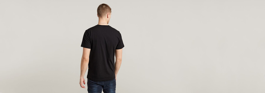 multicolor graphic t-shirt