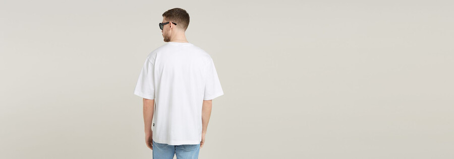 gradient old skool logo boxy t-shirt