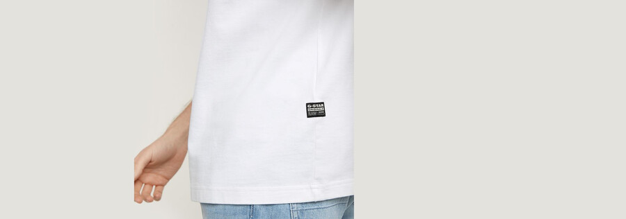 gradient old skool logo boxy t-shirt