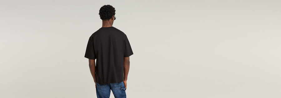 gradient old skool logo boxy t-shirt