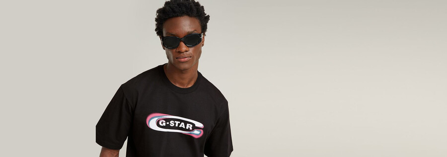 gradient old skool logo boxy t-shirt