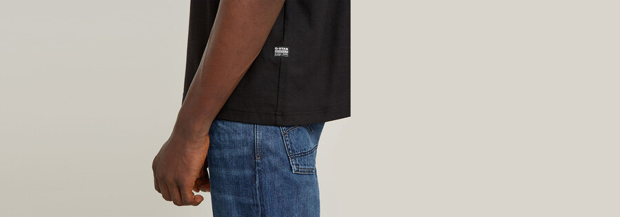 gradient old skool logo boxy t-shirt