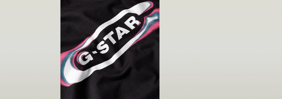 gradient old skool logo boxy t-shirt