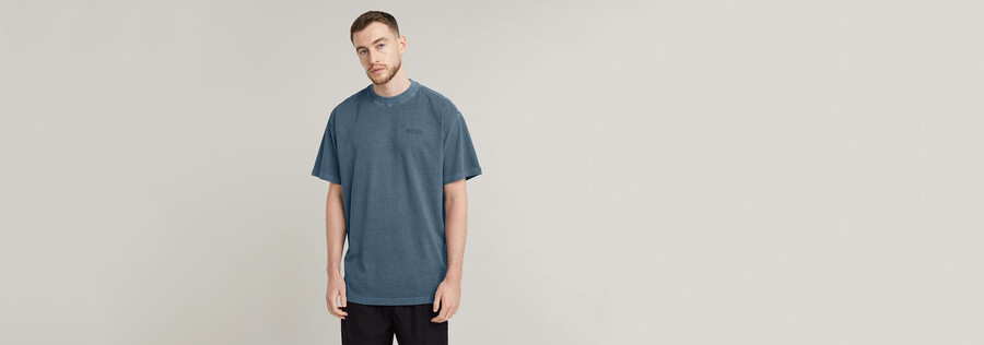 pigment dye loose t-shirt