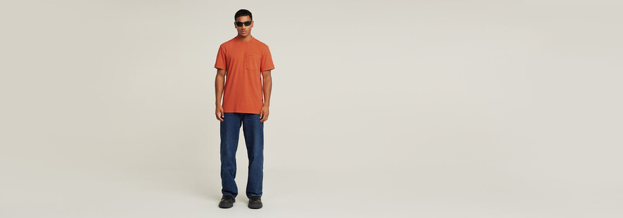 washed pocket t-shirt