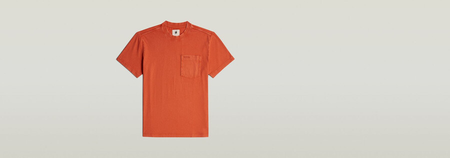washed pocket t-shirt