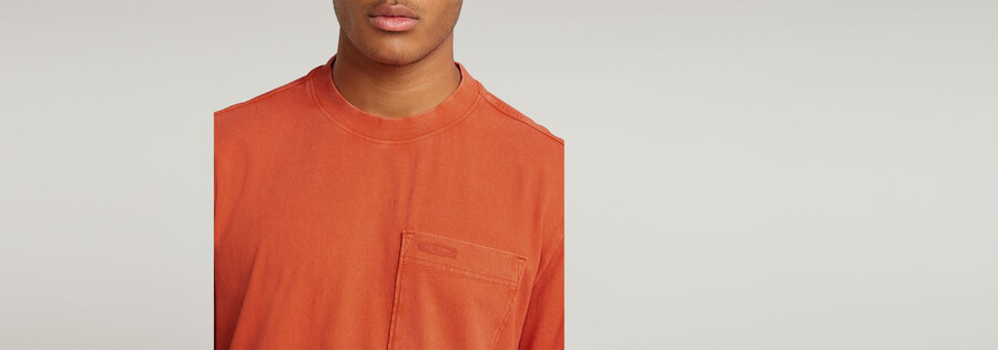 washed pocket t-shirt