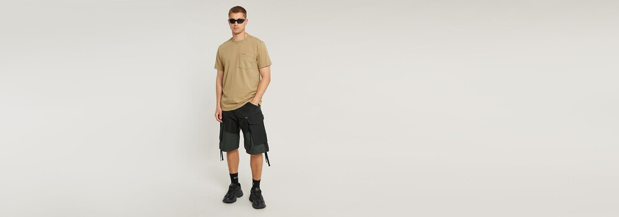 washed pocket t-shirt