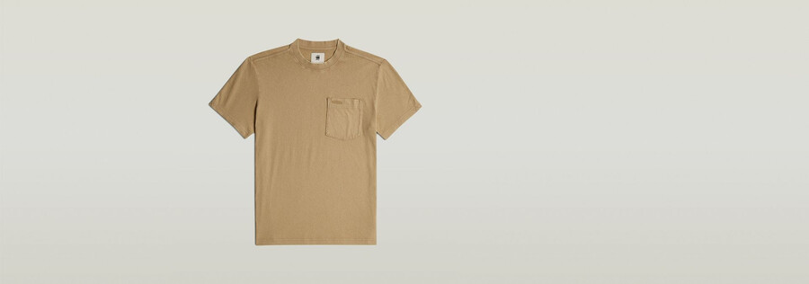 washed pocket t-shirt