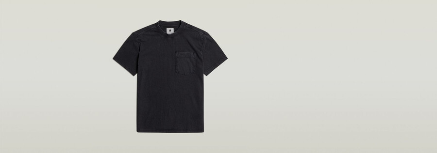 washed pocket t-shirt