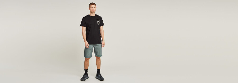 text chest t-shirt