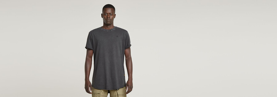 text back graphic overdyed lash t-shirt