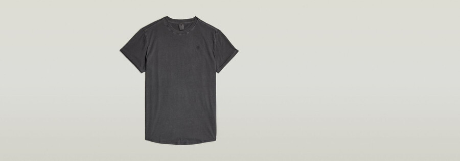 text back graphic overdyed lash t-shirt