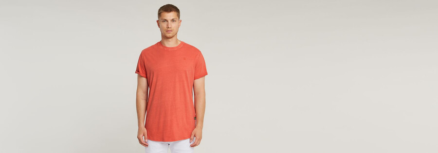text back graphic overdyed lash t-shirt