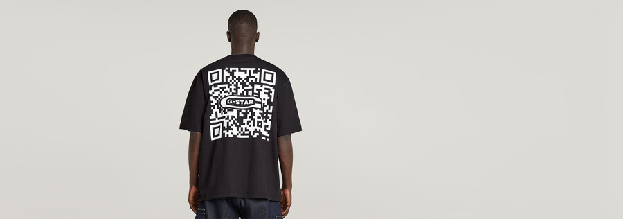 qr mini maxi boxy t-shirt