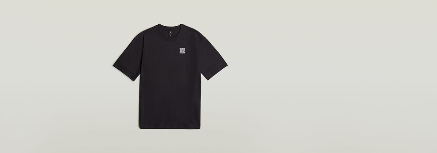 qr mini maxi boxy t-shirt