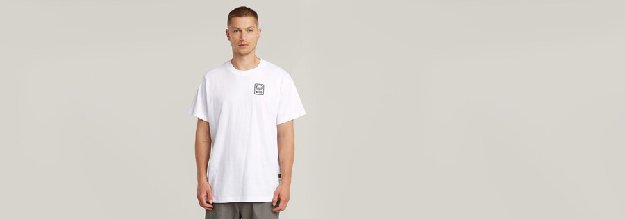 back graphic loose t-shirt