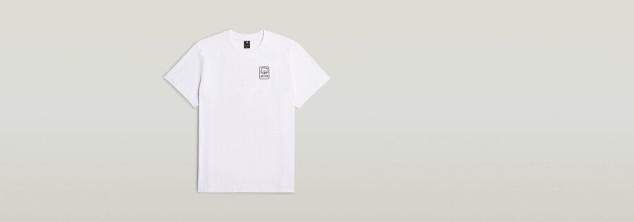 back graphic loose t-shirt