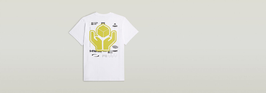 back graphic loose t-shirt