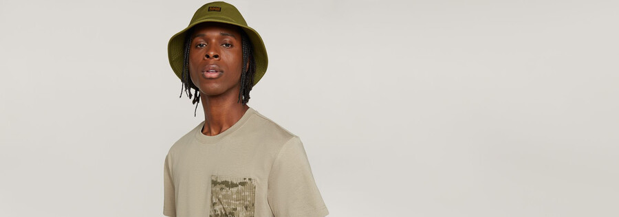 shadow woven camo pocket t-shirt