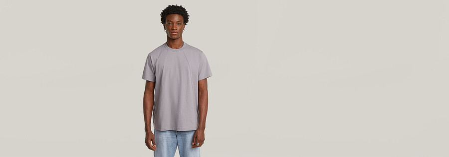 seam detail loose t-shirt