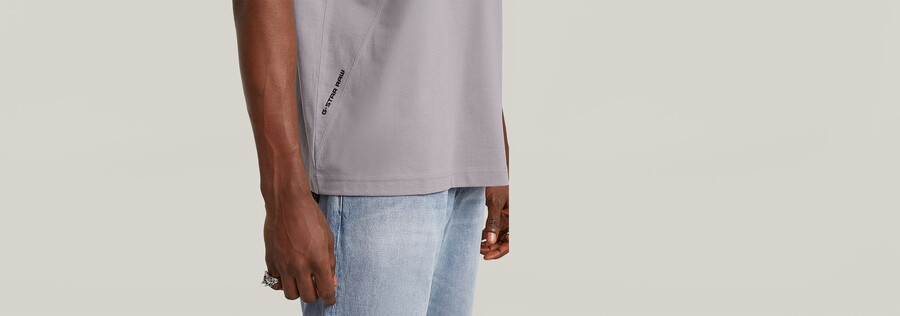 seam detail loose t-shirt
