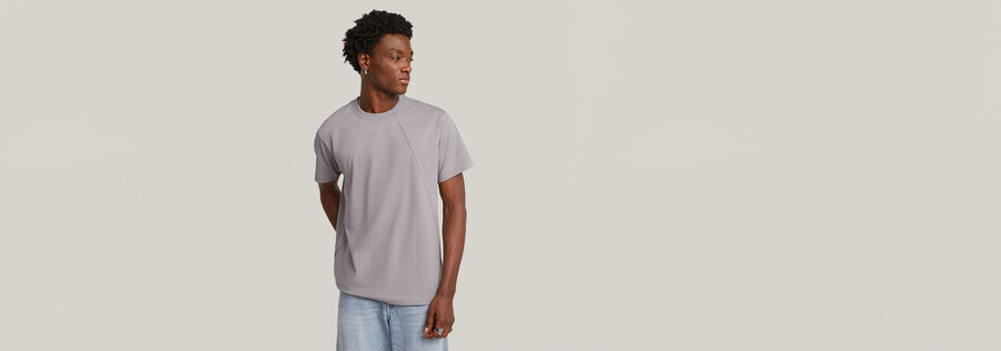 seam detail loose t-shirt