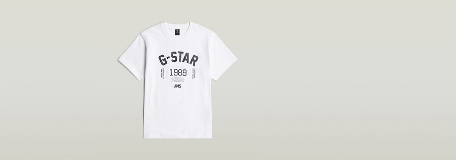 89 back graphic loose t-shirt