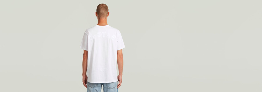 flock back loose t-shirt