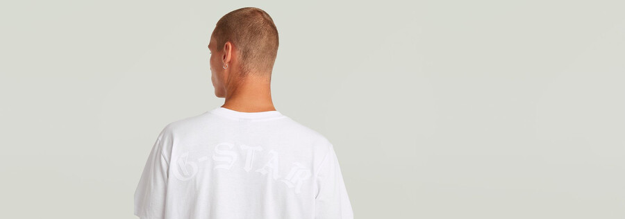 flock back loose t-shirt