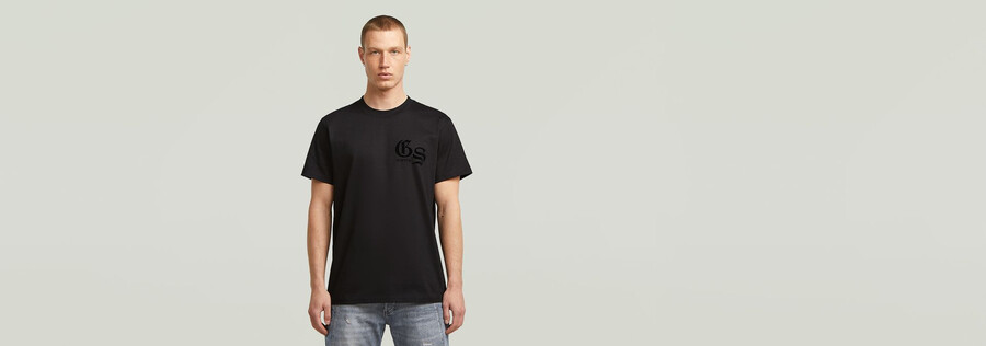 flock back loose t-shirt
