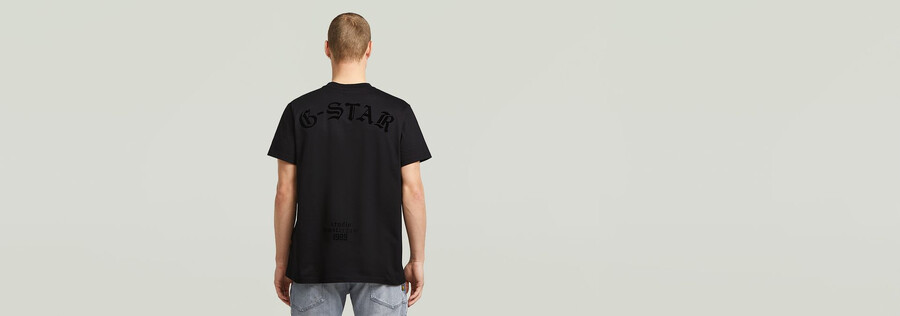 flock back loose t-shirt