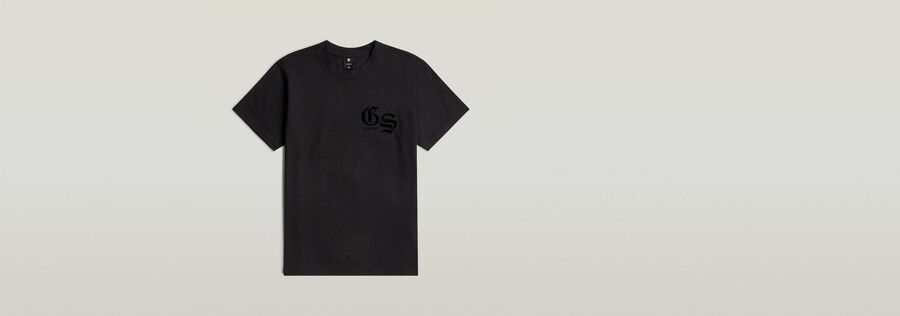 flock back loose t-shirt