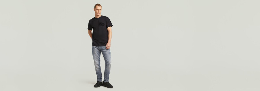 flock back loose t-shirt