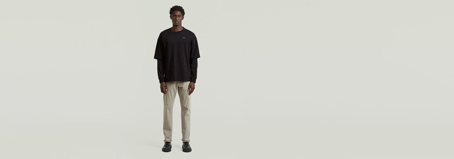 double sleeve loose t-shirt